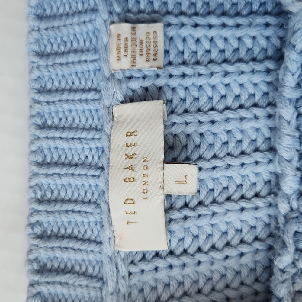 Ted Baker London Ccalie Cacoon Cable Knit Sweater Size L - Picture 5 of 15